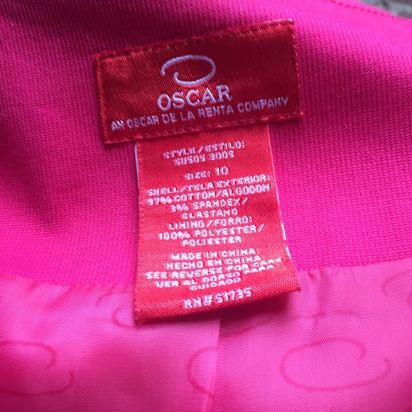 LAST CALL! OSCAR DE LA RENTA Pink Vintage Blazer - Picture 8 of 8